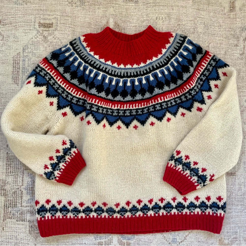 Eddie Bauer 100% wool sweater